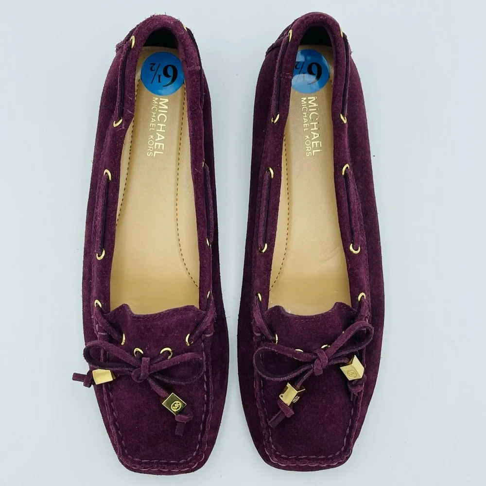 New Michael Kors Suede Loafers Size 6 - Picture 2 of 6